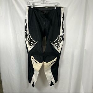 Fox 180 Motocross Dirt Bike Racing Pants Padded size 34 Black and White